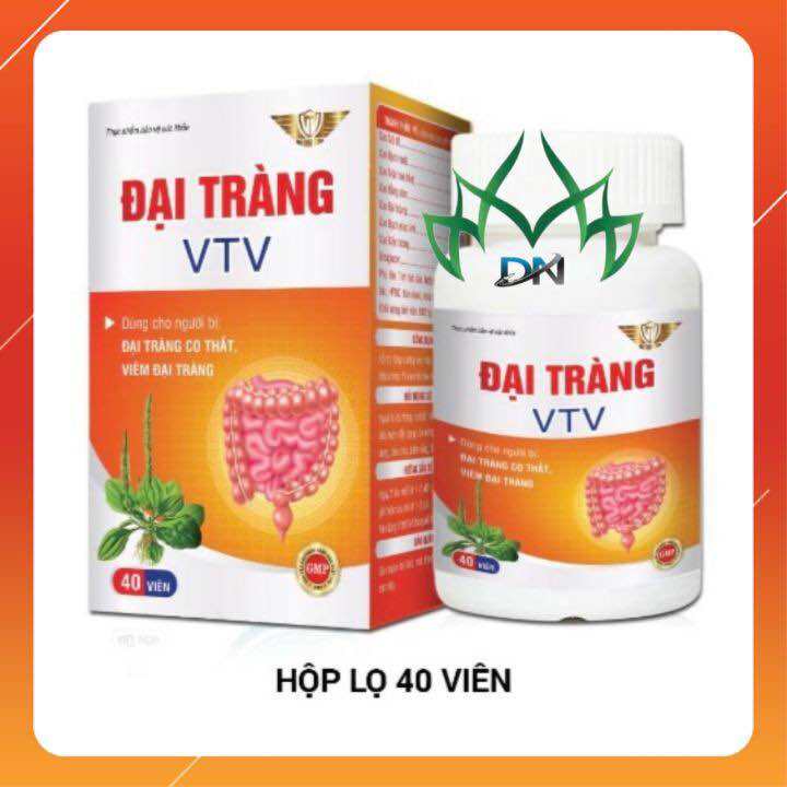 ĐẠI TRÀNG VTV Kingphar - Hộp 40 Viên - Viên Đại Tràng Cấp Và Mãn Tính, Đại Tràng Co Thắt, Rối Loạn tiêu hoá