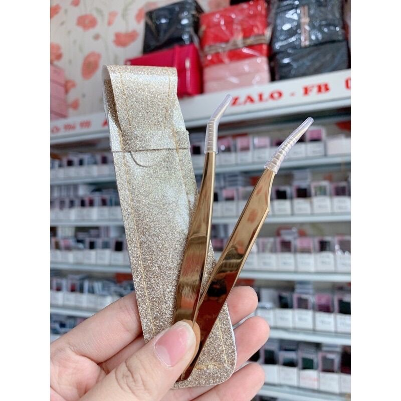 Nhíp volume bao da nối mi