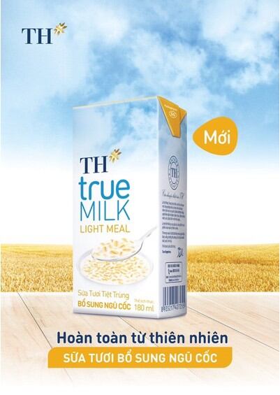 6 lốc sữa ngũ cốc light meal th true milk 180ml × 24 hộp