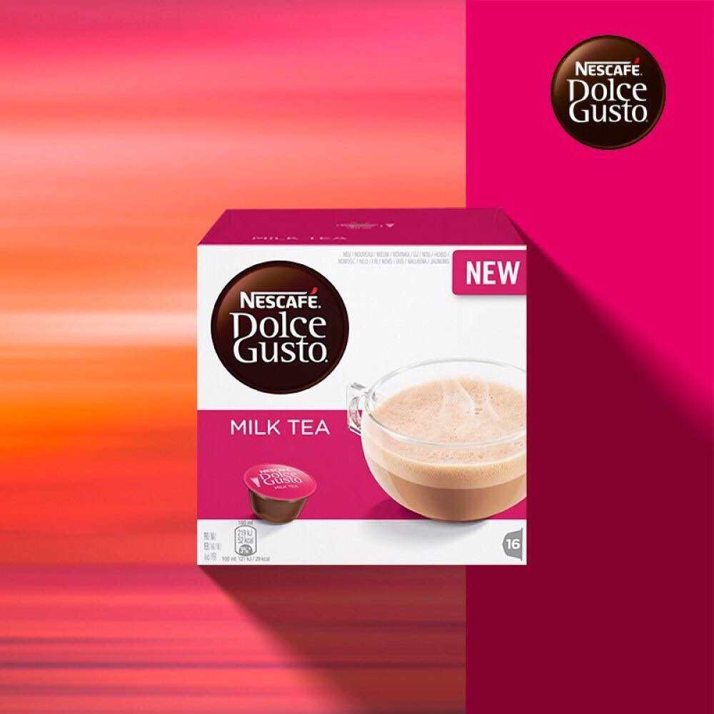 HOT - Cafe viên nén Nescafe Dolce Gusto vị Milktea ( Trà sữa) hộp 16 viên