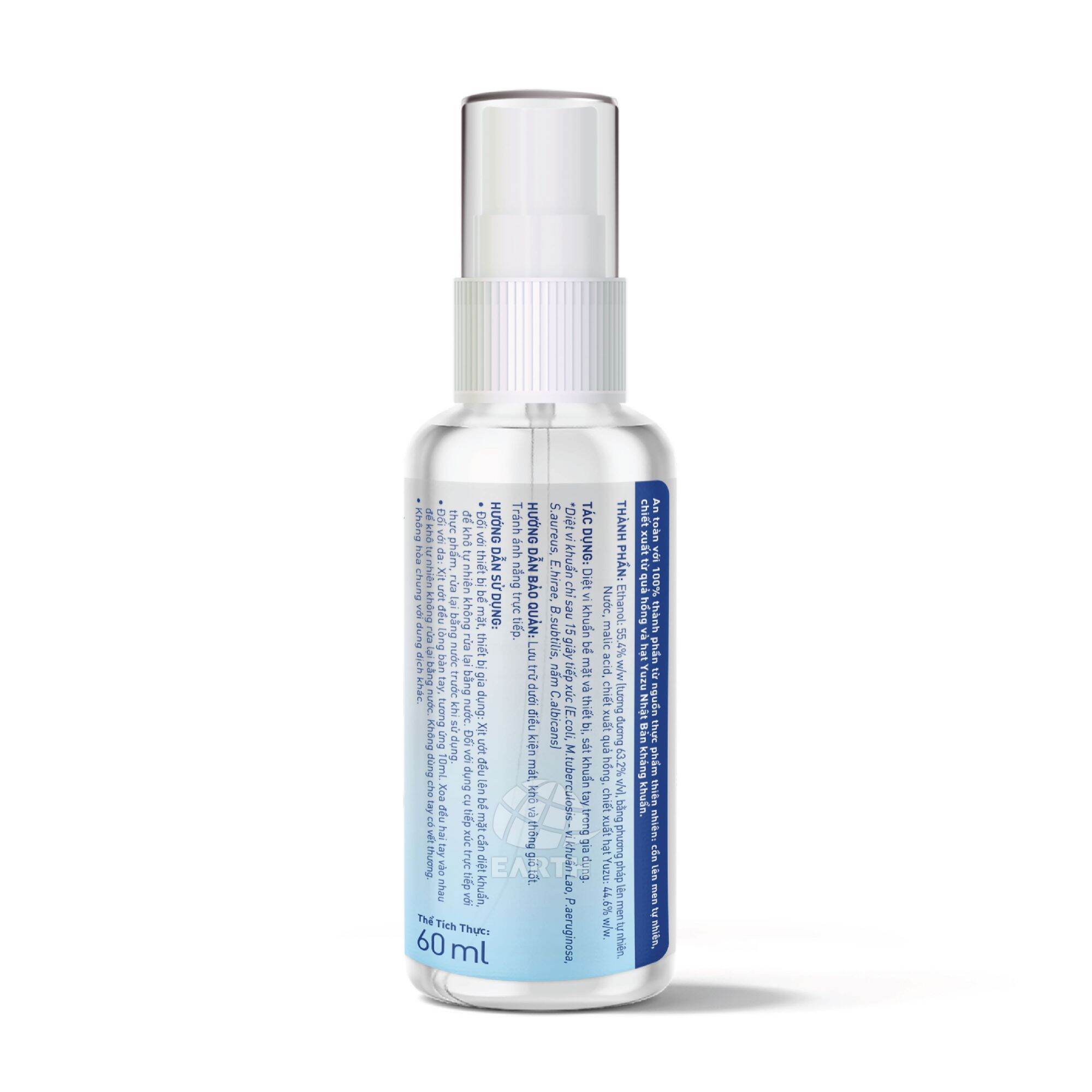 Chai xịt diệt khuẩn Natuearth 60ml