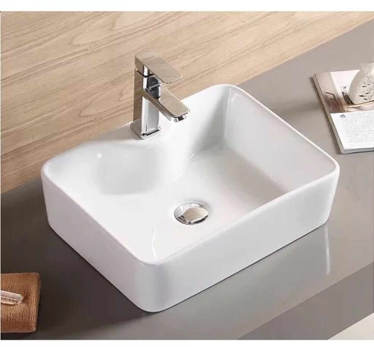 Bồn rửa mặt đặt bàn Lavbo sứ đặt bàn chậu rửa mặt đặt bàn lavabo tròn đặt bàn lavabo tô