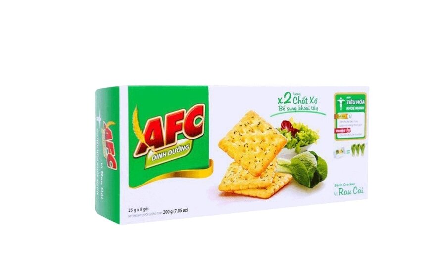 Bánh AFC dinh dưỡng vị rau cải 200g