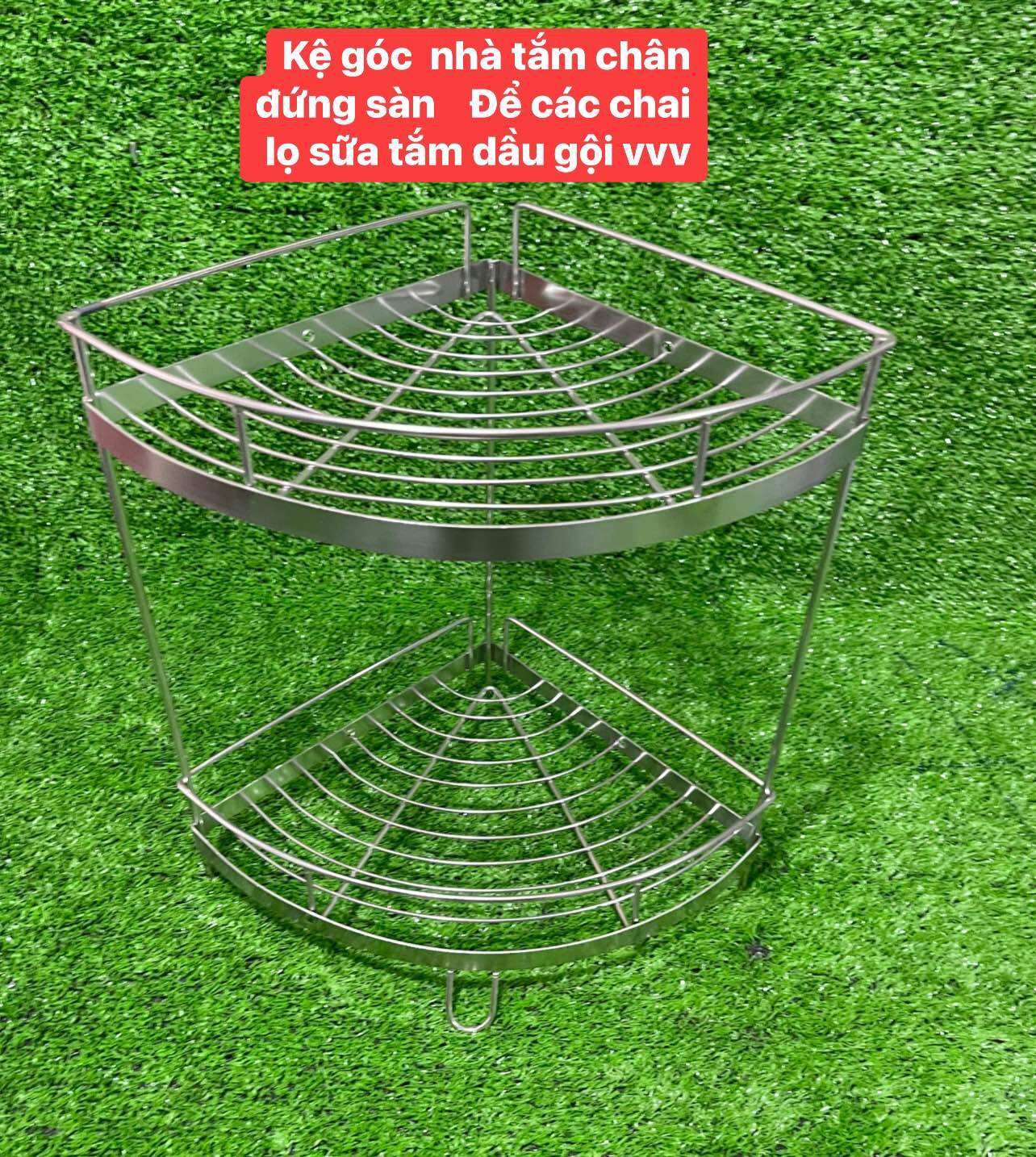 kệ góc nhà tắm inox 201: