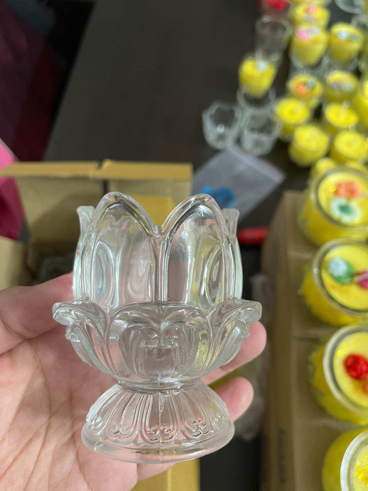 Combo 30 Ly Sen Nở 70ML ( Kèm Nguyên Liệu Làm Nến Đầy Đủ)