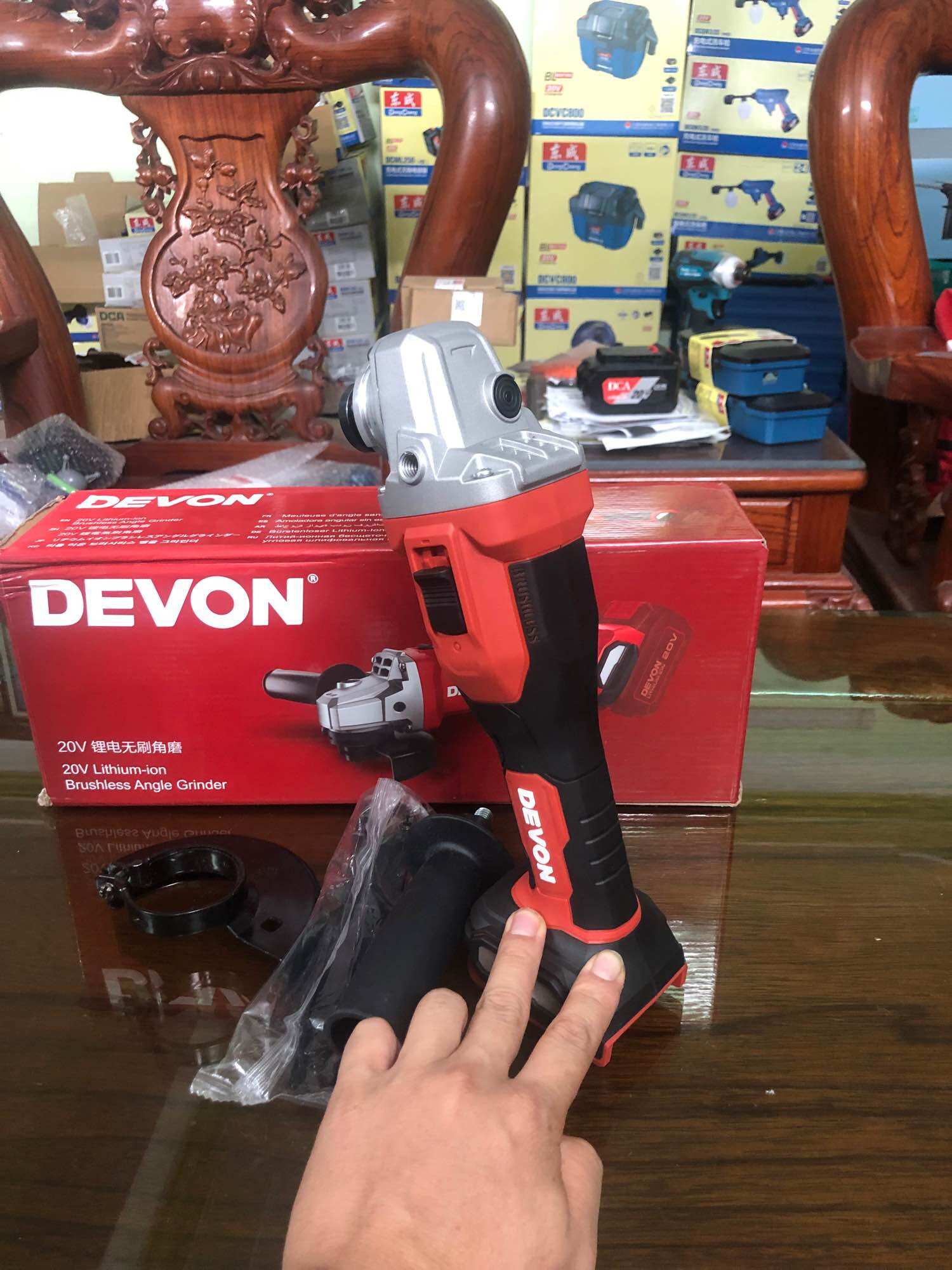 Máy mài pin devon 2906 chính hãng bảo hành 6tháng