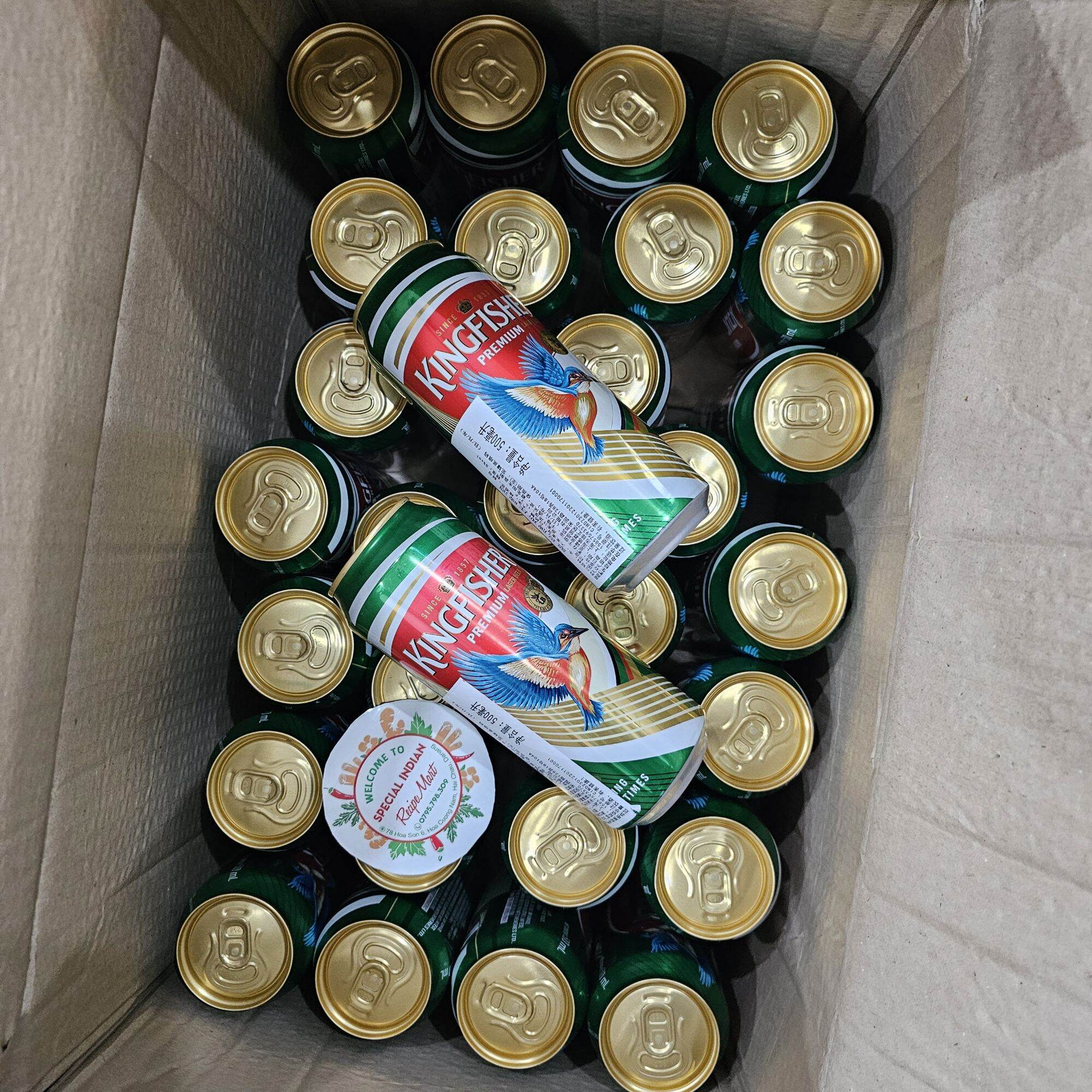 Kingfisher Beer  500ml   ( Indian Beer )