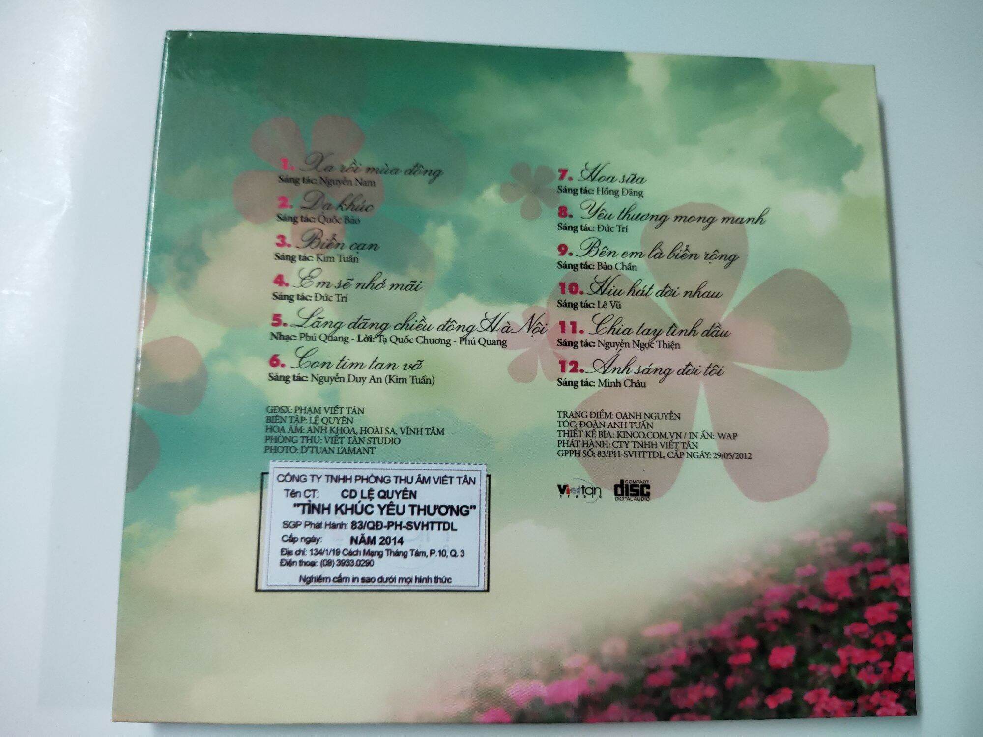 CD - Lệ Quyên - Tình khúc yêu thương