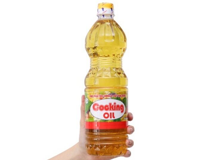 Dầu ăn cocking oll hiệu con két thể tích 1l