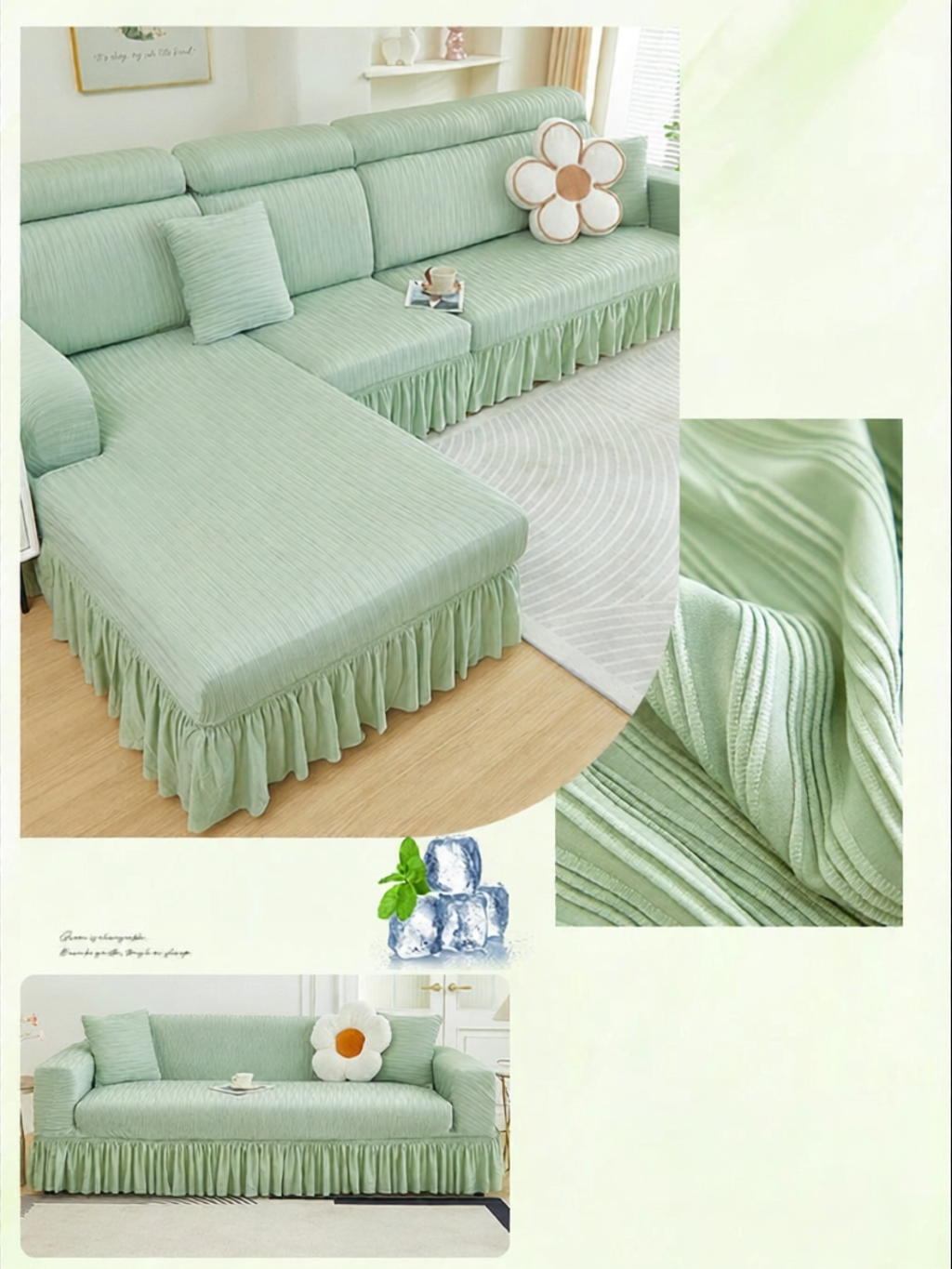 PABU | Bọc Ghế Sofa Chống Cào Mèo Co Dãn Thoáng Mát