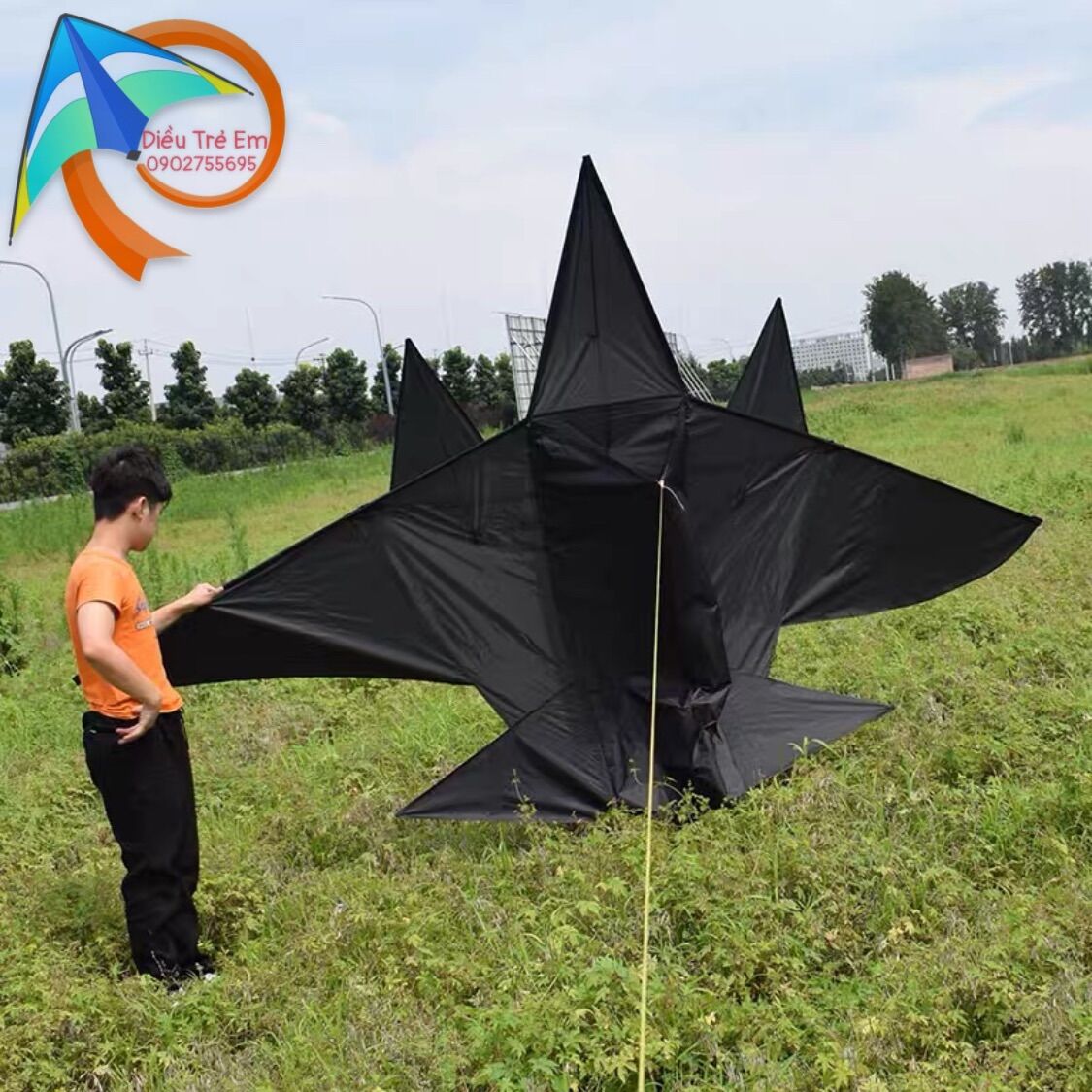 {MUA 1 ĐƯỢC 2} Diều MÁY BAY CHIẾN ĐẤU SIZE KHỦNG 2.8mét x 1.8mét - TẶNG TAY CẦM THẢ DIỀU DÀI 150M DÂY + TÚI VẢI ĐỰNG DIỀU NHÀ MAY - diều độc lạ, diều giá rẻ, diều 3d, diều khổng lồ