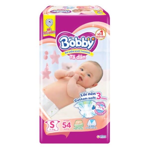 Tã dán bobby s54 mẫu mới
