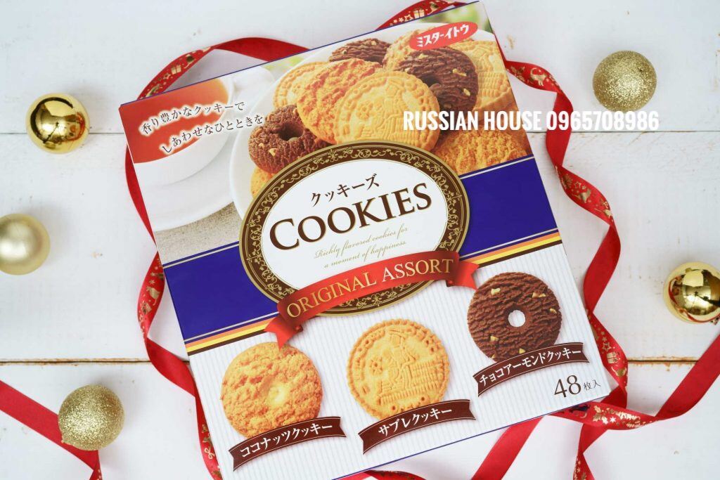 Bánh quy Cookies Original Assort 3 vị Nhật Bản