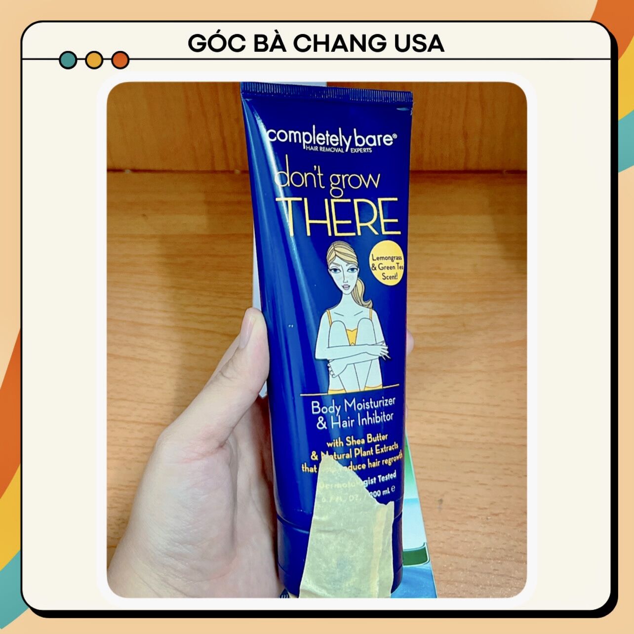 Kem ức chế làm chậm quá trình mọc lông completely bare tuýp 200ml