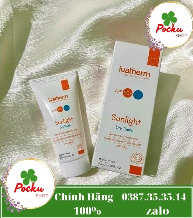 [Hàng Nhập] Kem Chống Nắng Ivatherm Sunlight Dry - Touch SPF 50+