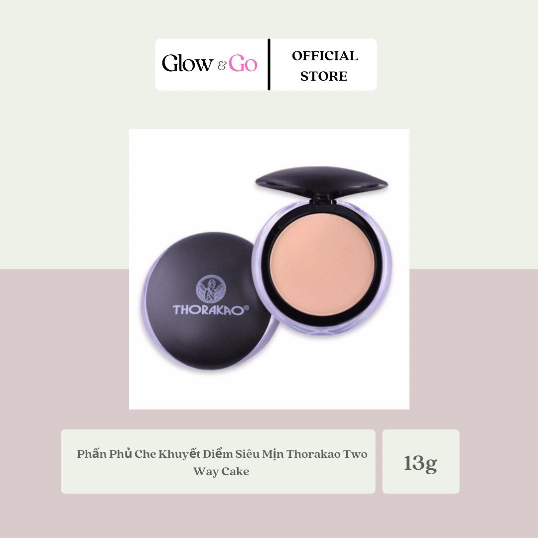 Phấn Phủ Che Khuyết Điểm Siêu Mịn Thorakao Two Way Cake 13g