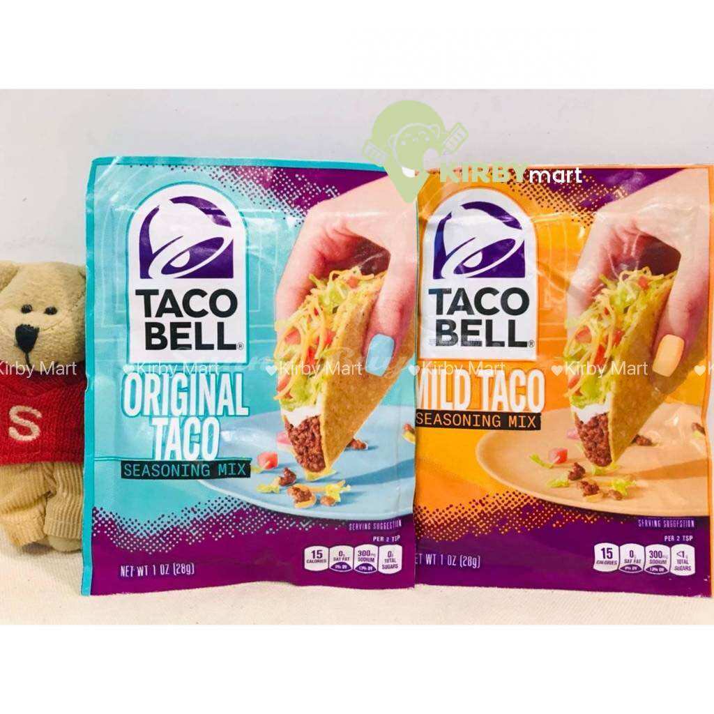 Gia vị Taco Bell Original / Mild Taco Seasoning Mix 28g – Bột nêm làm taco, ướp thịt, trộn món kiểu Mexico