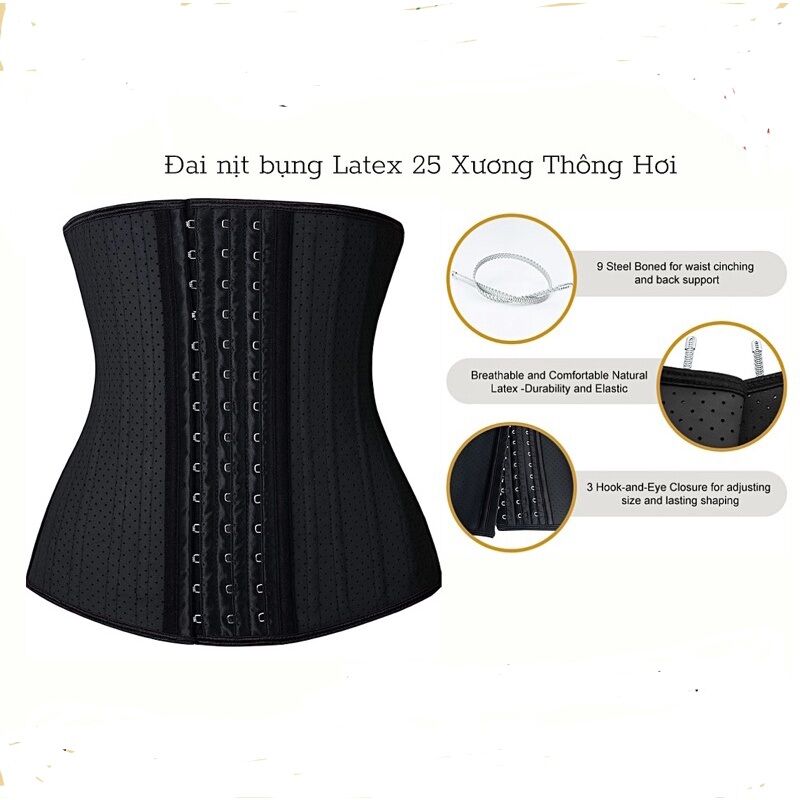 Đai Gen Định Hình LaTex 25 Xương ( Hàng Nhập khẩu)