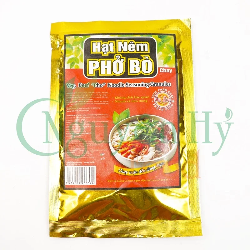 HẠT NÊM PHỞ BÒ CHAY ÂU LẠC GÓI 90G