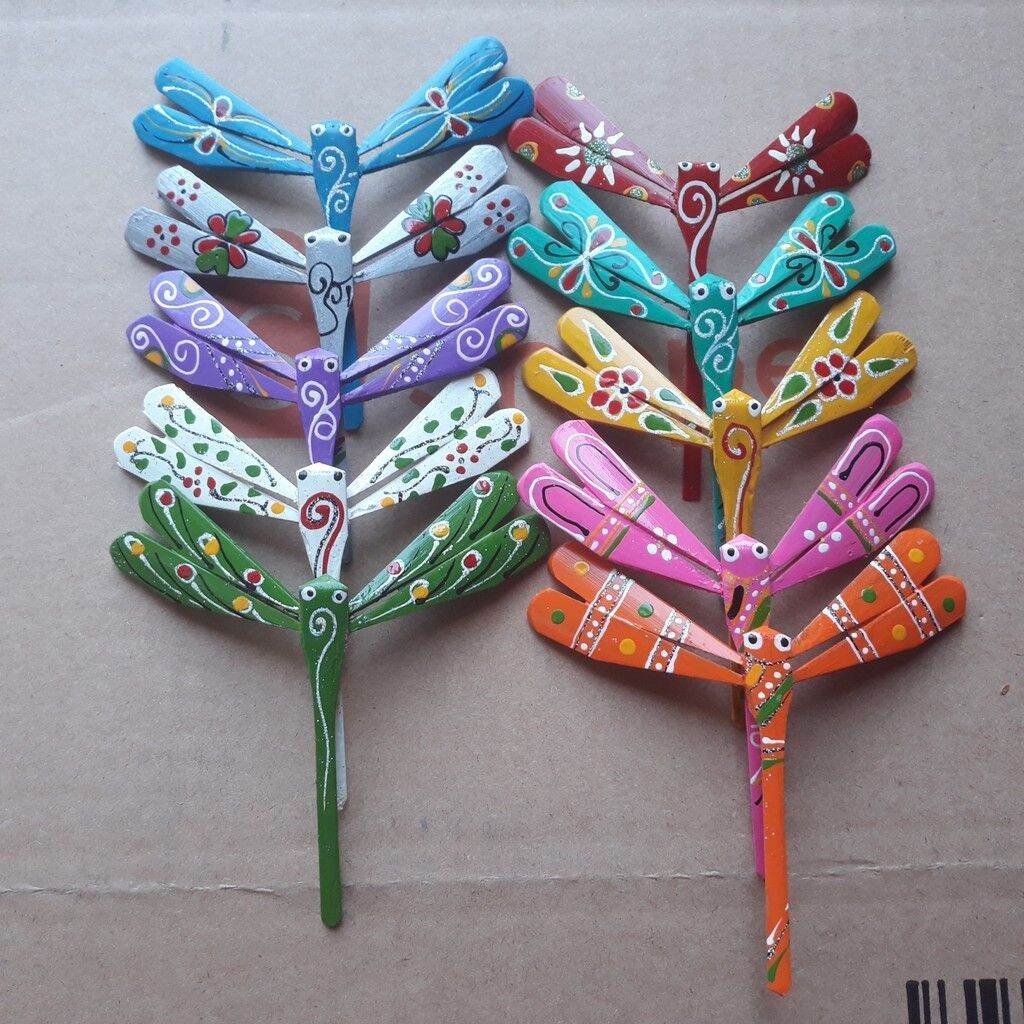 Chuồn chuồn tre màu 7cm .