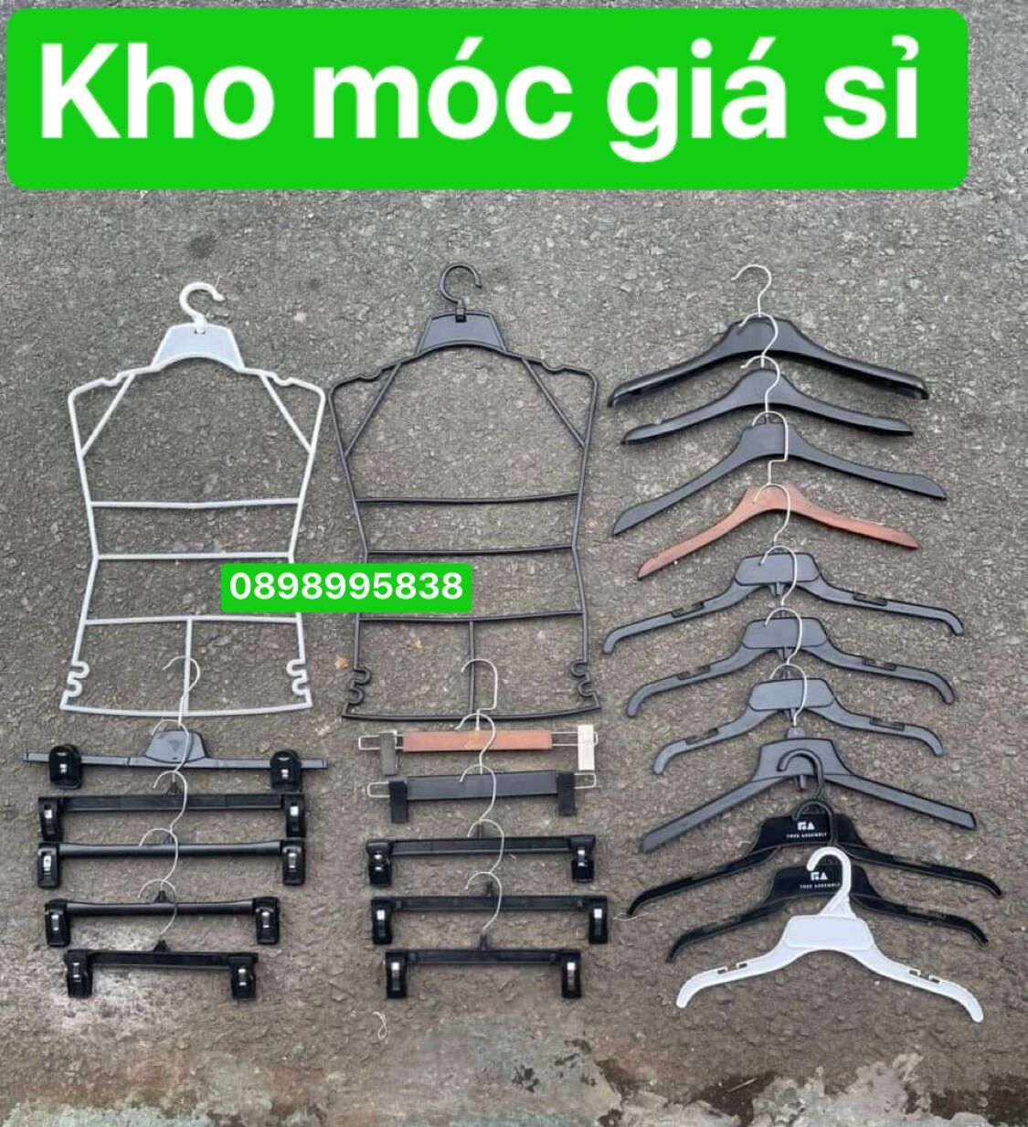 Combo 50 móc áo vest Nam