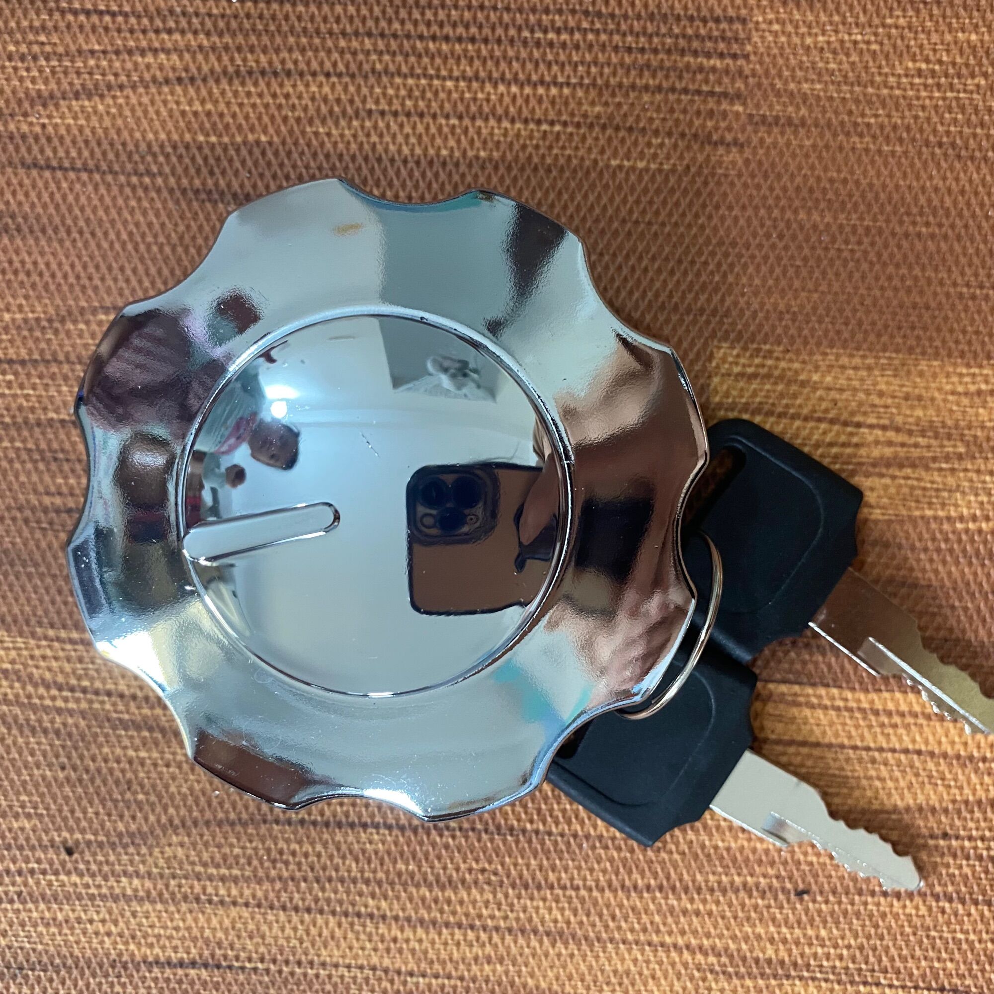 Nắp bình xăng inox loại tròn