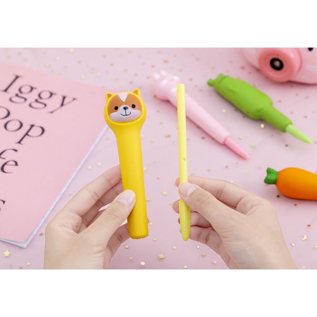 Bút nước squishy nhiều hình dễ thương, bút cute