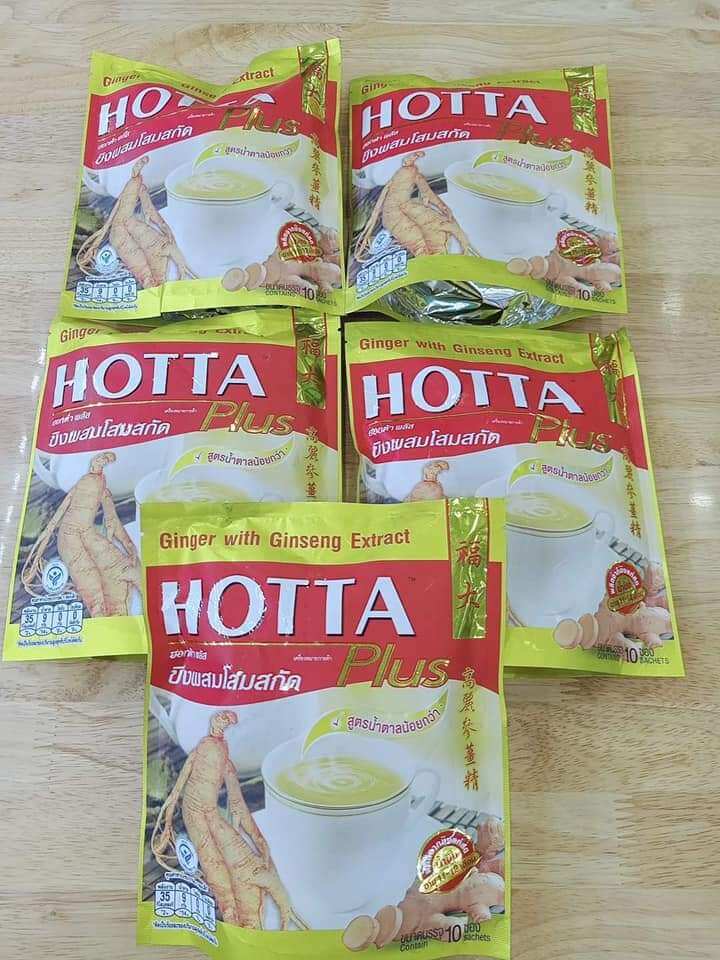 Trà gừng nhân sâm/ linh chi hotta thái lan