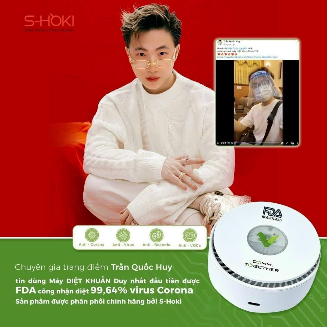MÁY DIỆT VIRUS COMM TOGETHER HÀN QUỐC CHÍNH HÃNG