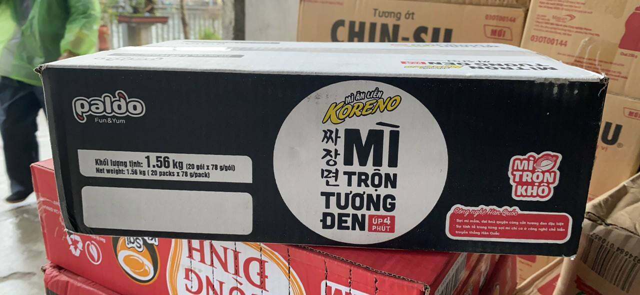 Mì Trộn Tương Đen Koreno Thùng 20 gói - Mì ăn liền | VinMart.co