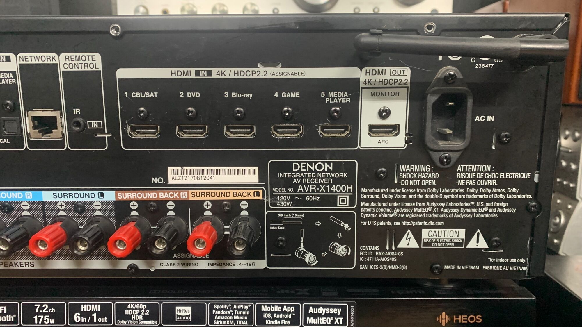 Denon AVR -X1400H