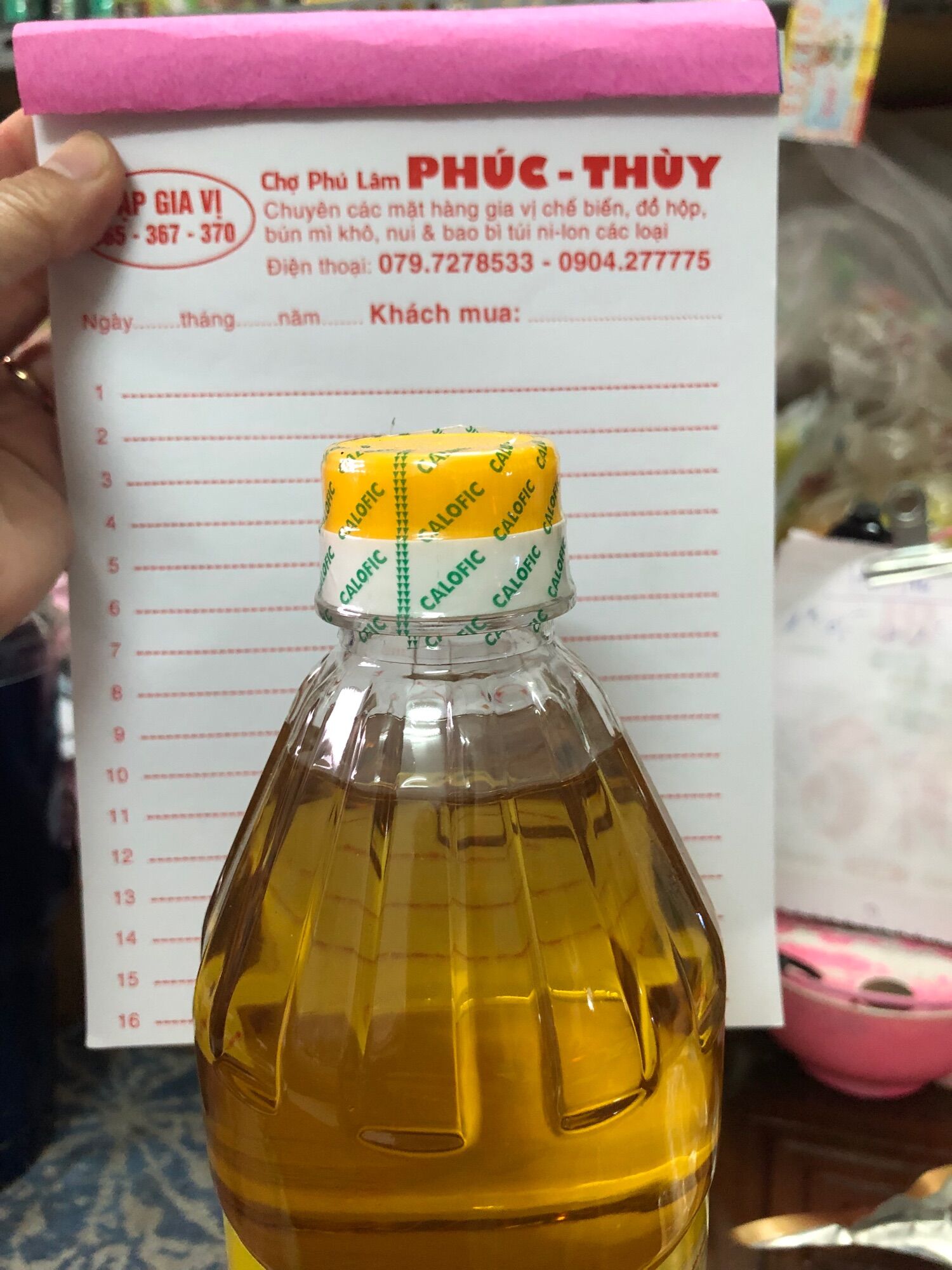 Dầu thực vật tinh luyện Orchid, chai 1 lít