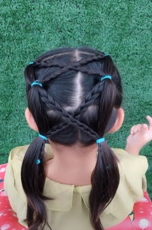 Dụng cụ búi tóc củ tỏi cho bé siêu xinh