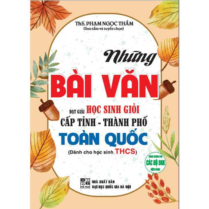 Sách - những bài văn đạt giải học sinh giỏi cấp tỉnh - thành phố toàn quốc