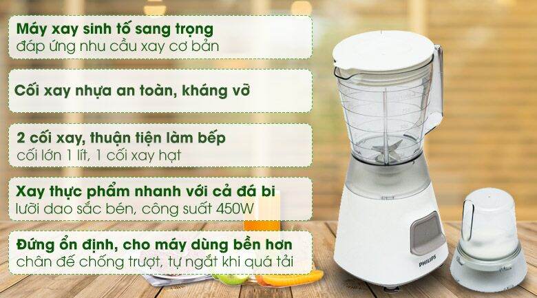 Máy xay sinh tố Philips HR2056

- hàng trưng bày