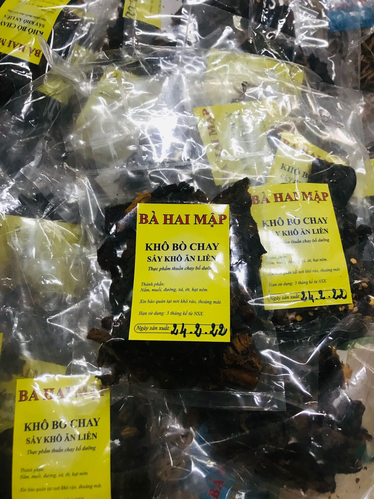KHÔ BÒ CAY THUẦN CHAY