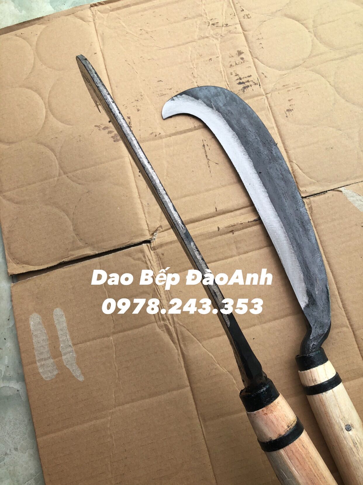 Dao phát cỏ -dao dựa chặt củi chuẩn nhíp xe
