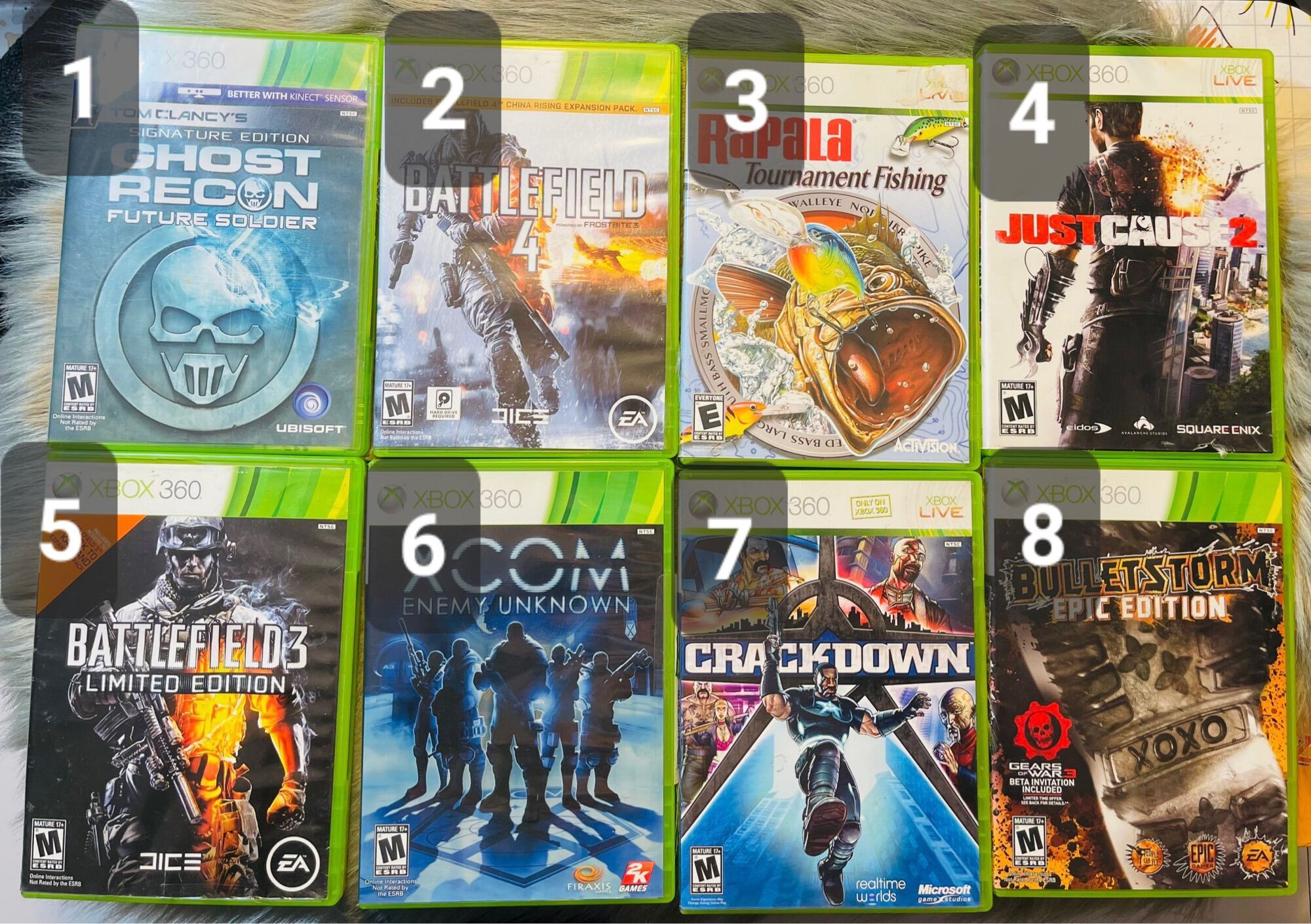 Đĩa game xbox 360 : số 4