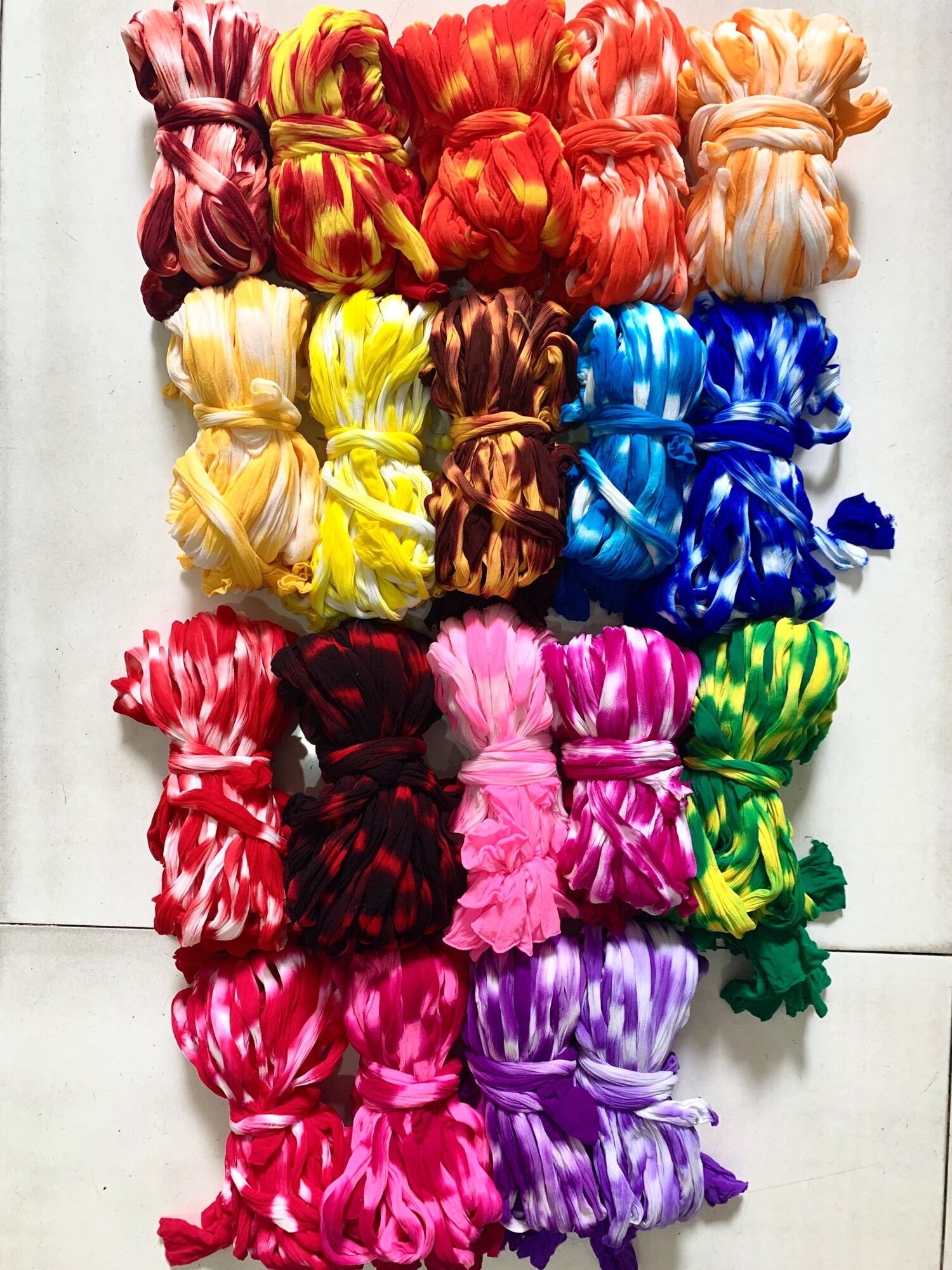 Chiffon Fabric 1 Piece 20 Strands