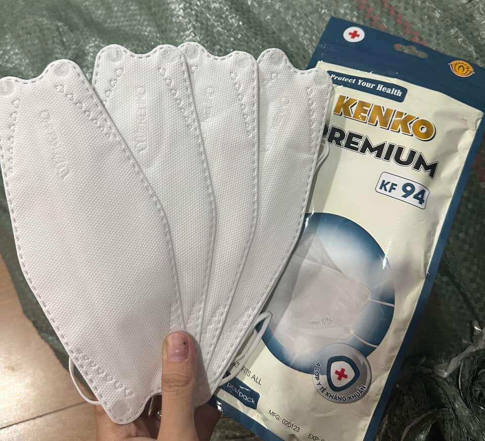 Thùng 300 cái khẩu trang KF94, khẩu trang 4 lớp dày dặn, ko xù, khẩu trang 4d