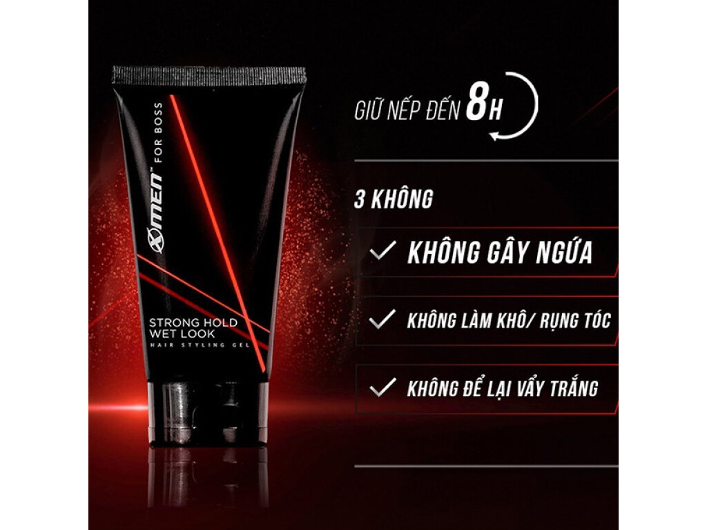 Gel vuốt tóc Xmen For Boss Super Strong Hold Intense 150g