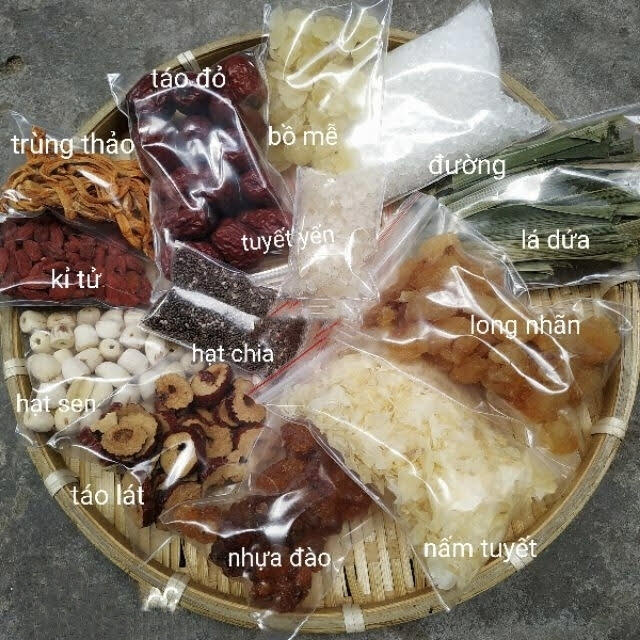 Set chè dưỡng nhan 12 vị - 300g