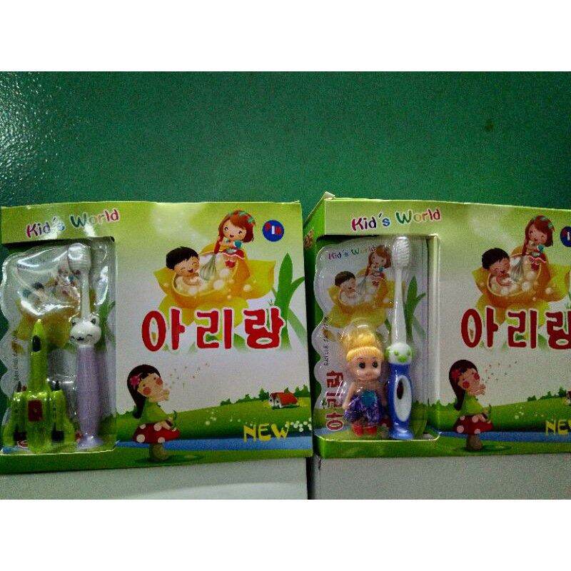 [Tặng đồ chơi] Bàn chải đánh răng em bé nhập khẩu Hàn Quốc