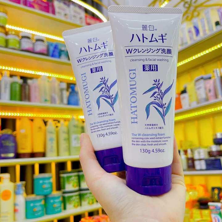 Sữa rửa mặt Hatomugi hạt ý dĩ 130g Nhật Bản