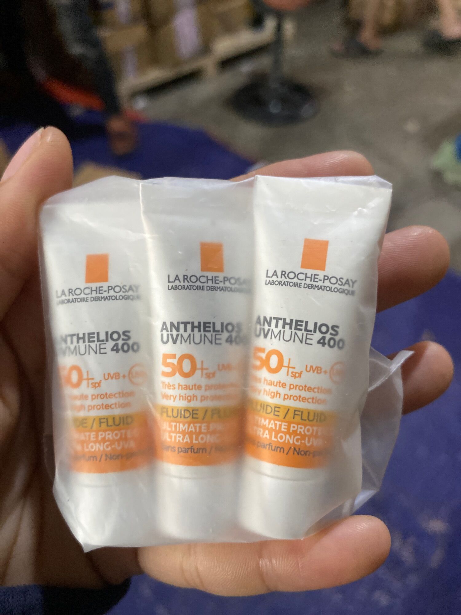 (Gift) combo 5 típ kem chống LA ROCHE POSAY Anthelios 5*3ml