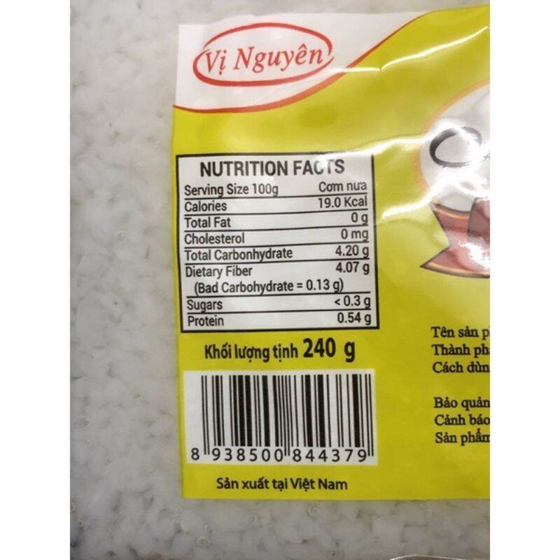 Combo 7 gói Cơm nưa 3 gói Bún Nưa Ăn Kiêng Keto/Das (loại 240gr/ gói)