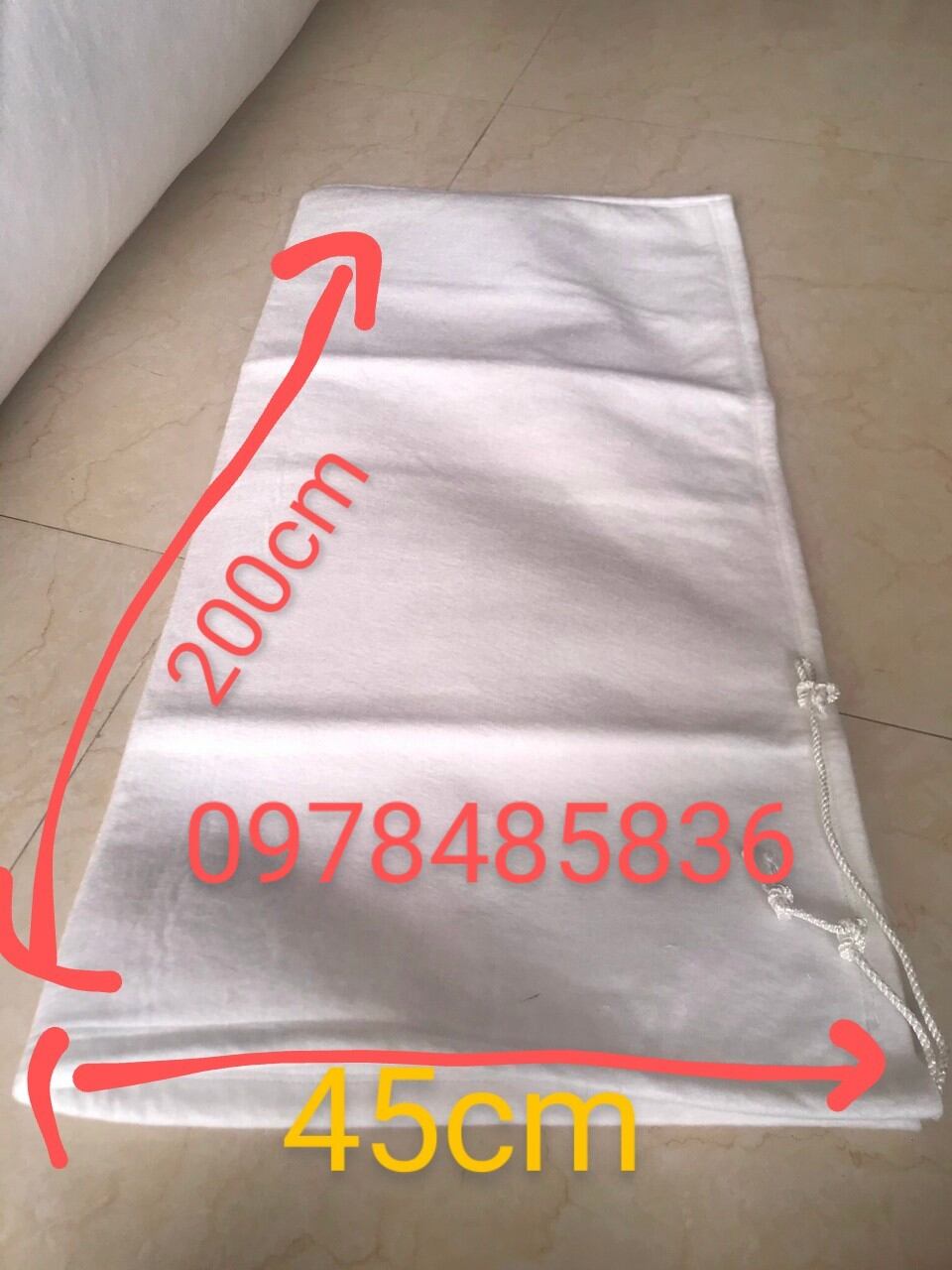 Túi vải lọc nước siêu sạch hồ cá ao tôm