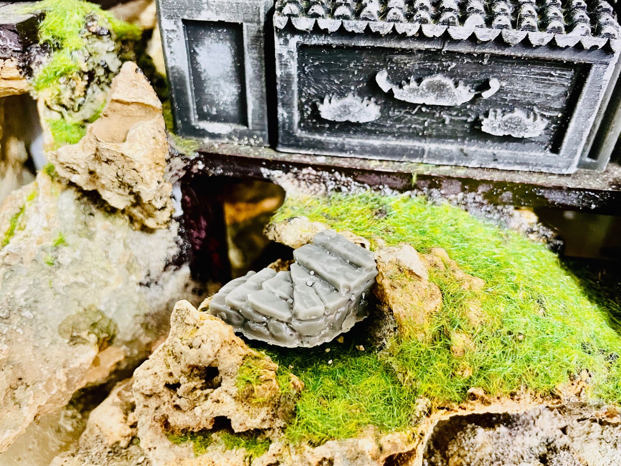 Bậc cong mini trang trí tiểu cảnh, terrarium, bonsai, non bộ