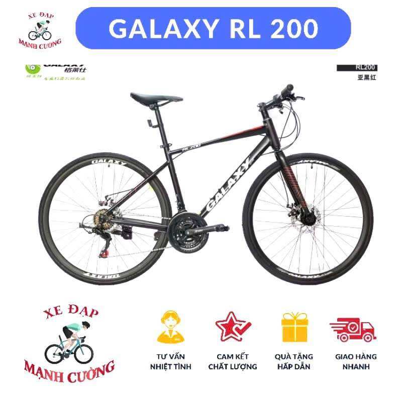 XE ĐẠP TOURING GALAXYRL 200 CHÍNH HÃNG 100% , TẶNG BỘ LỤC GIÁC LẮP XE + CHẮN BÙN THỂ THAO