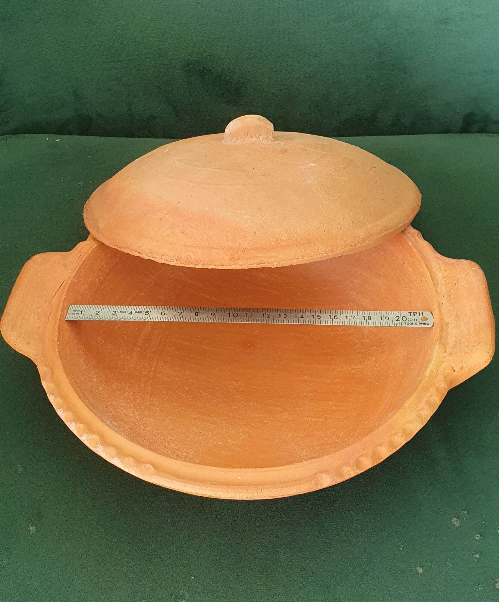 Chảo đất Hòn thủ công 22cm